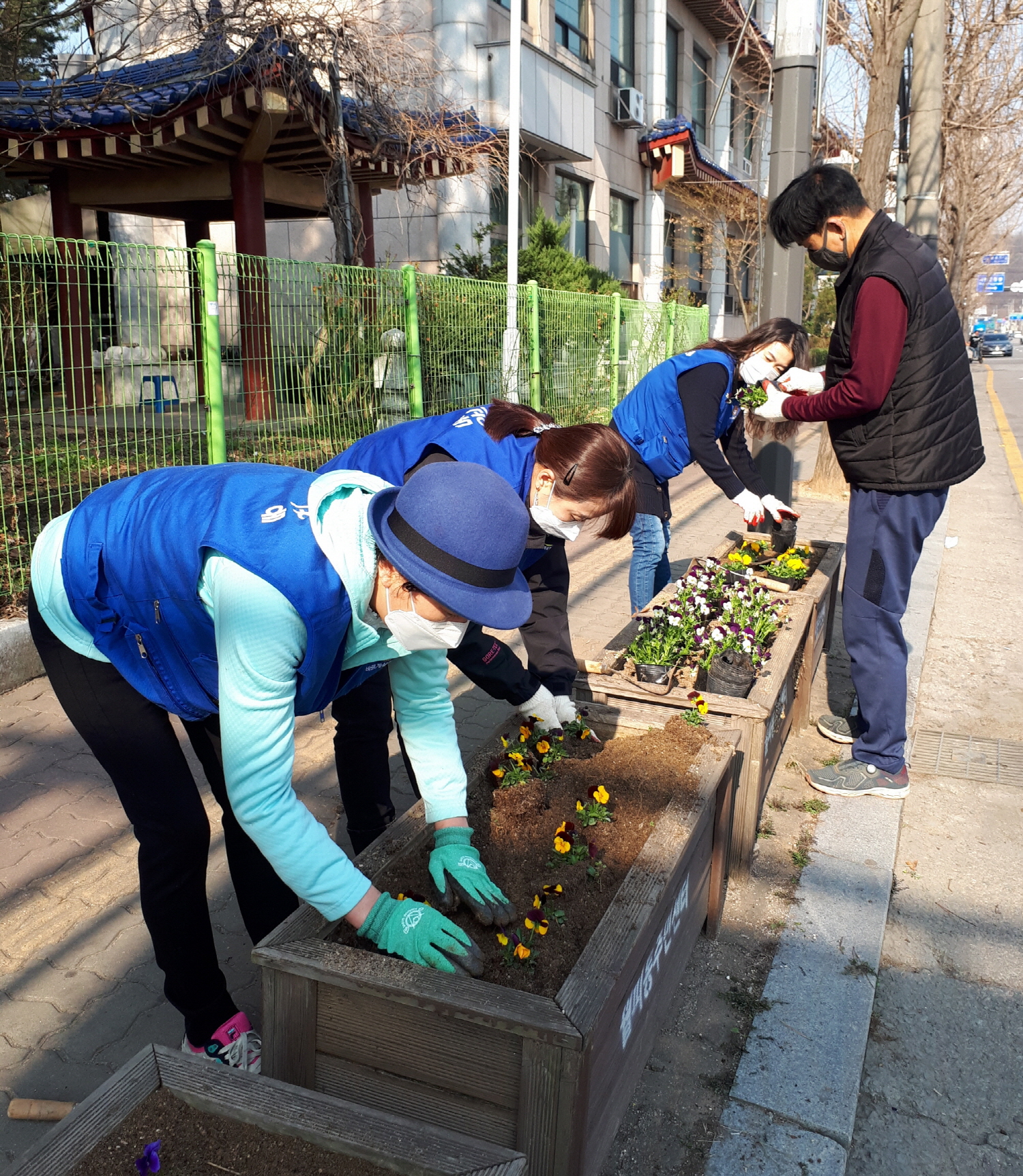 월피동, 코로나19로 어려운 화훼농가 살리기 동참