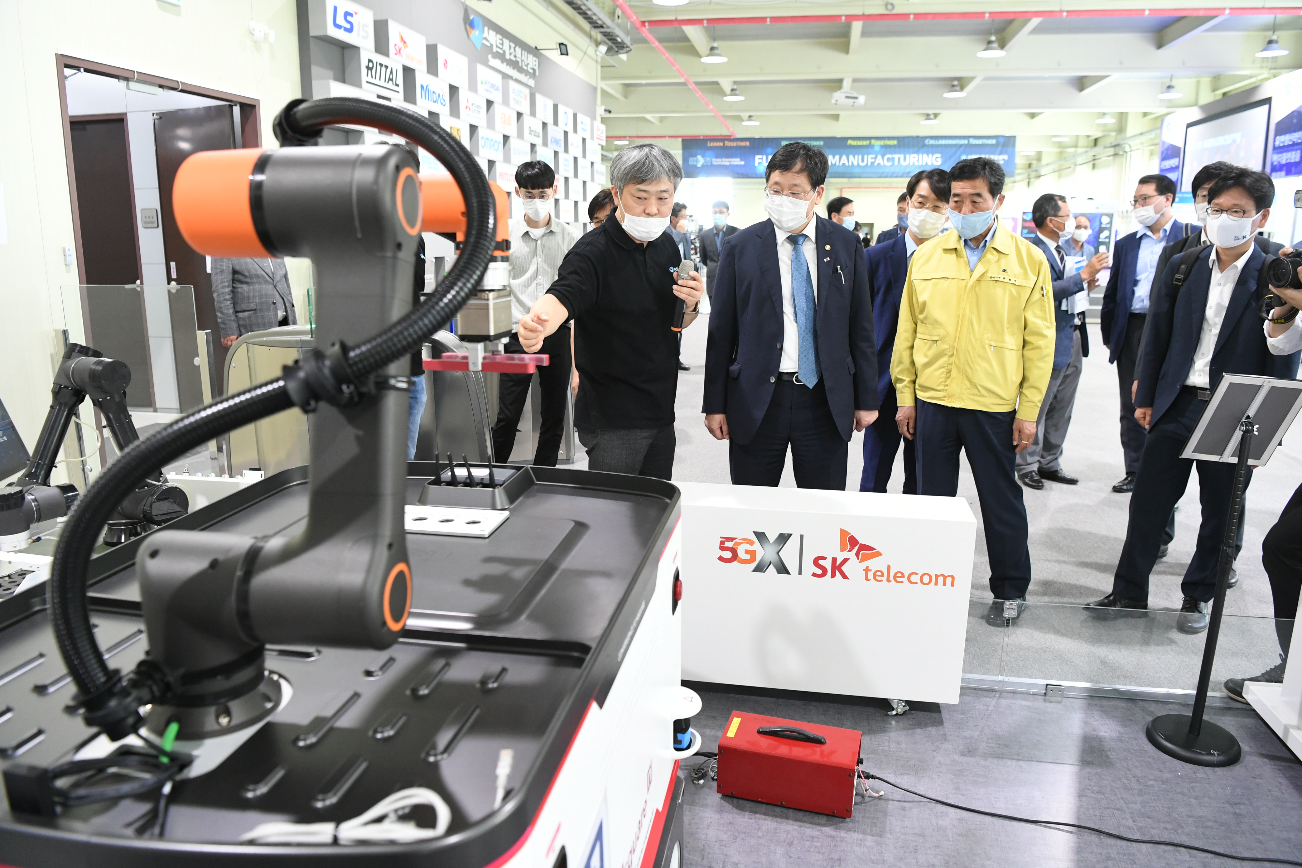 윤화섭 시장, 한국판 그린·디지털 뉴딜 현장 간담회 참석