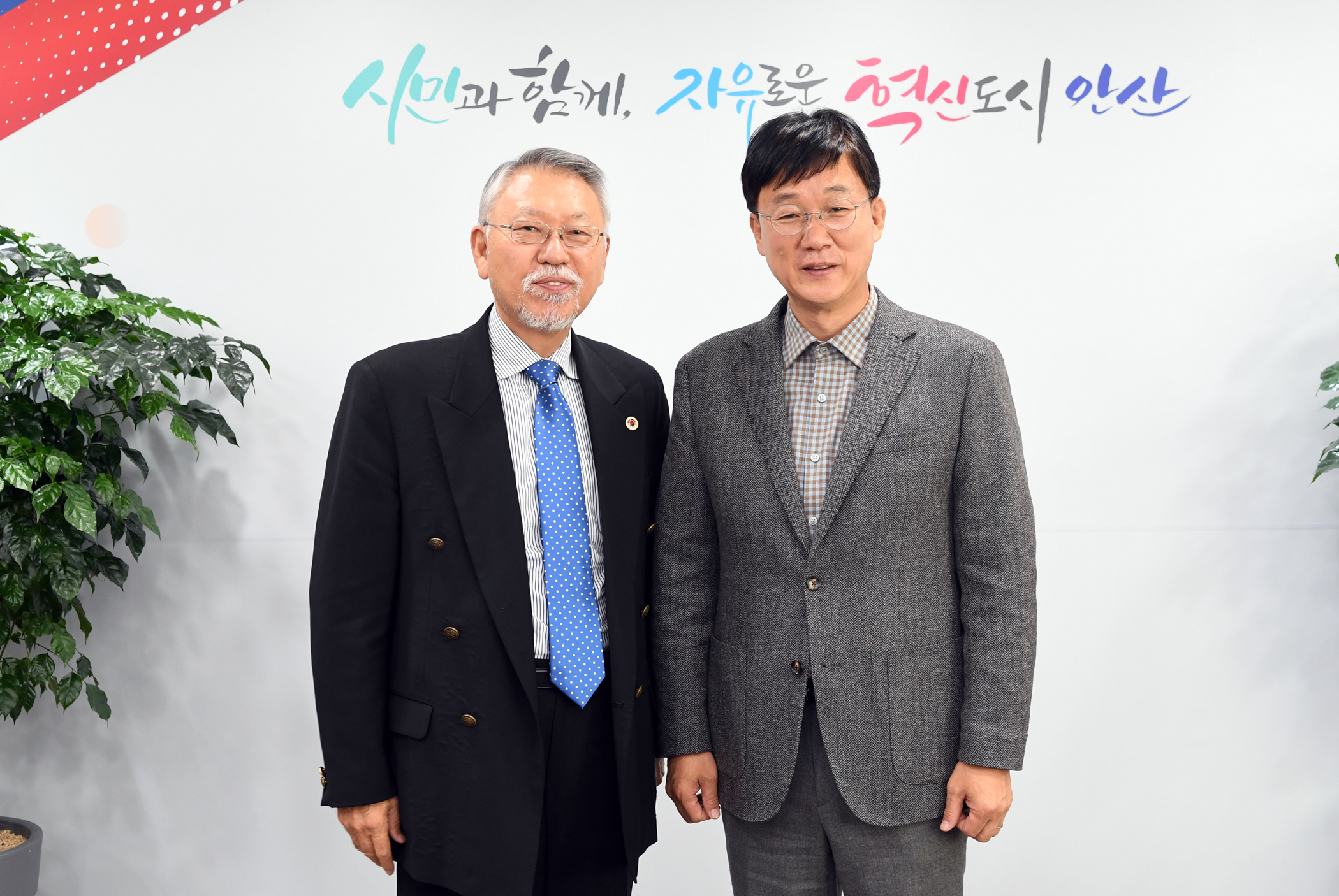 이민근 안산시장, 해외 자매도시 미국 라스베이거스시 김동준 한인회장 접견