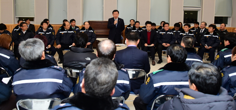 출발! 국제안전도시 안산, 자율방범대원과의 대화