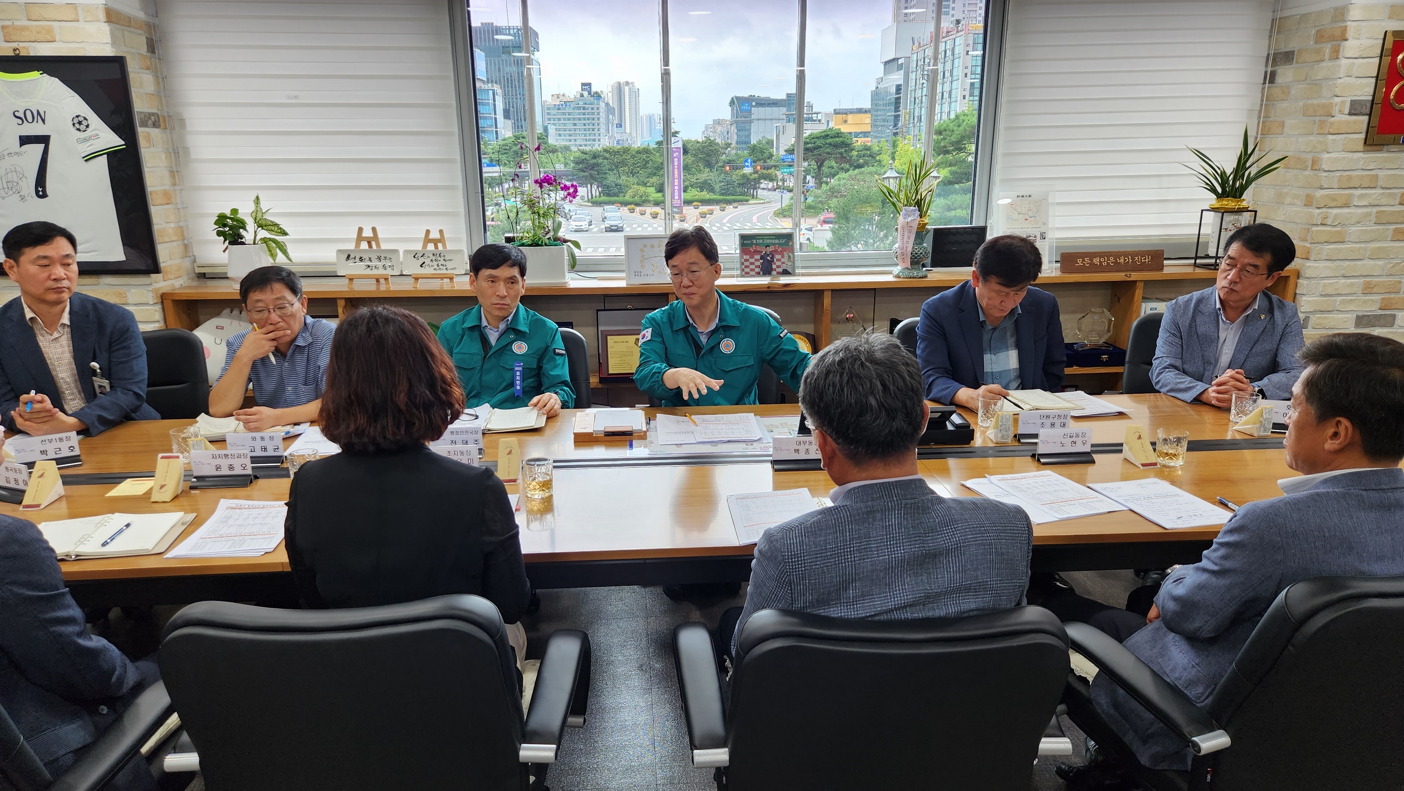 이민근 안산시장, 동장단 정책회의서“예산편성 시 주민 의견 적극 반영”주문