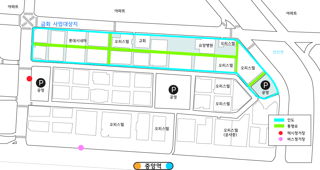 안산시, 중심상권에 유니버설디자인 공모 선정… 도비1.5억 원 확보