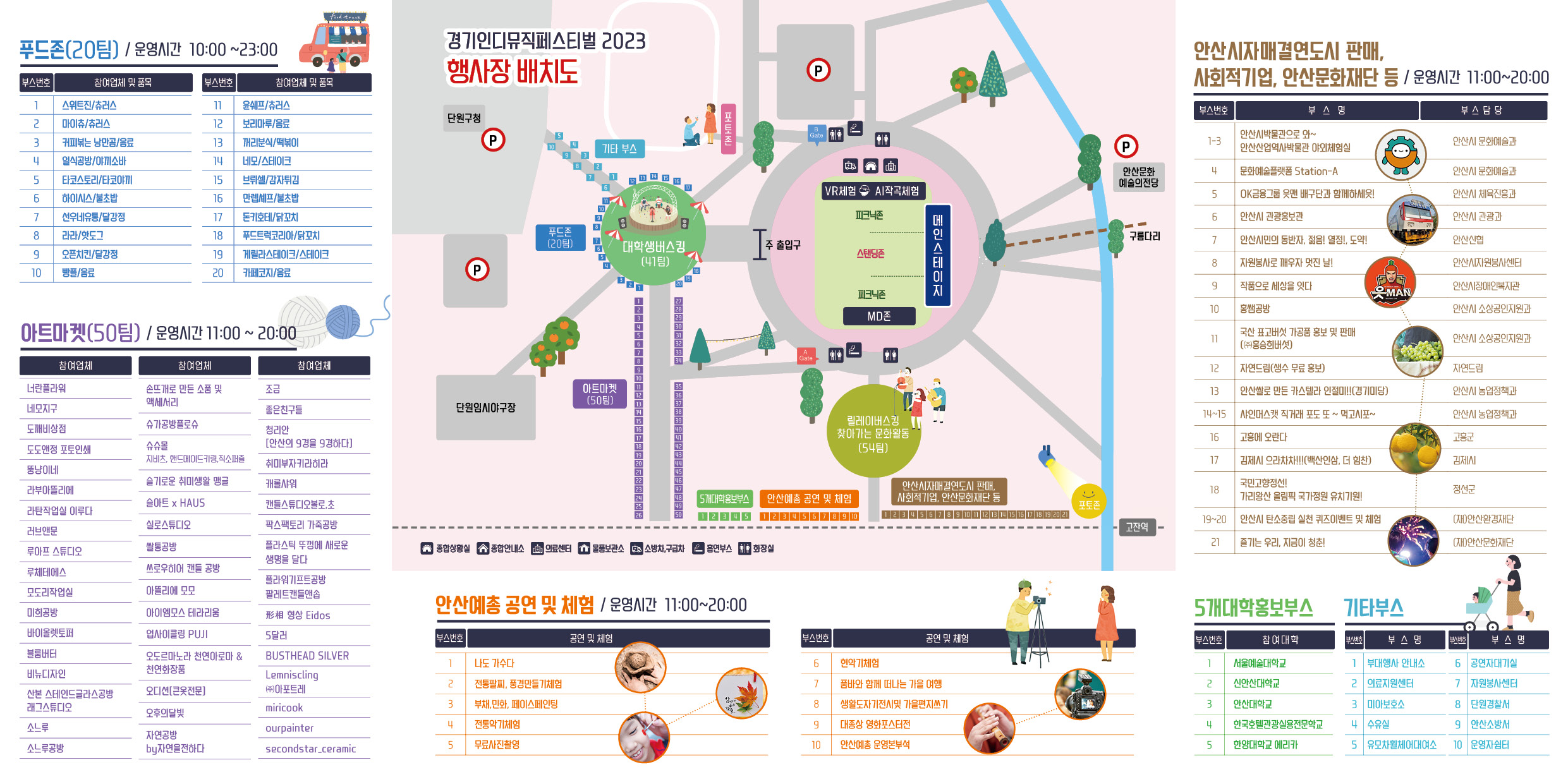 안산시, 경기인디뮤직페스티벌 2023 화려한 막 올려… 가을 감성 한가득