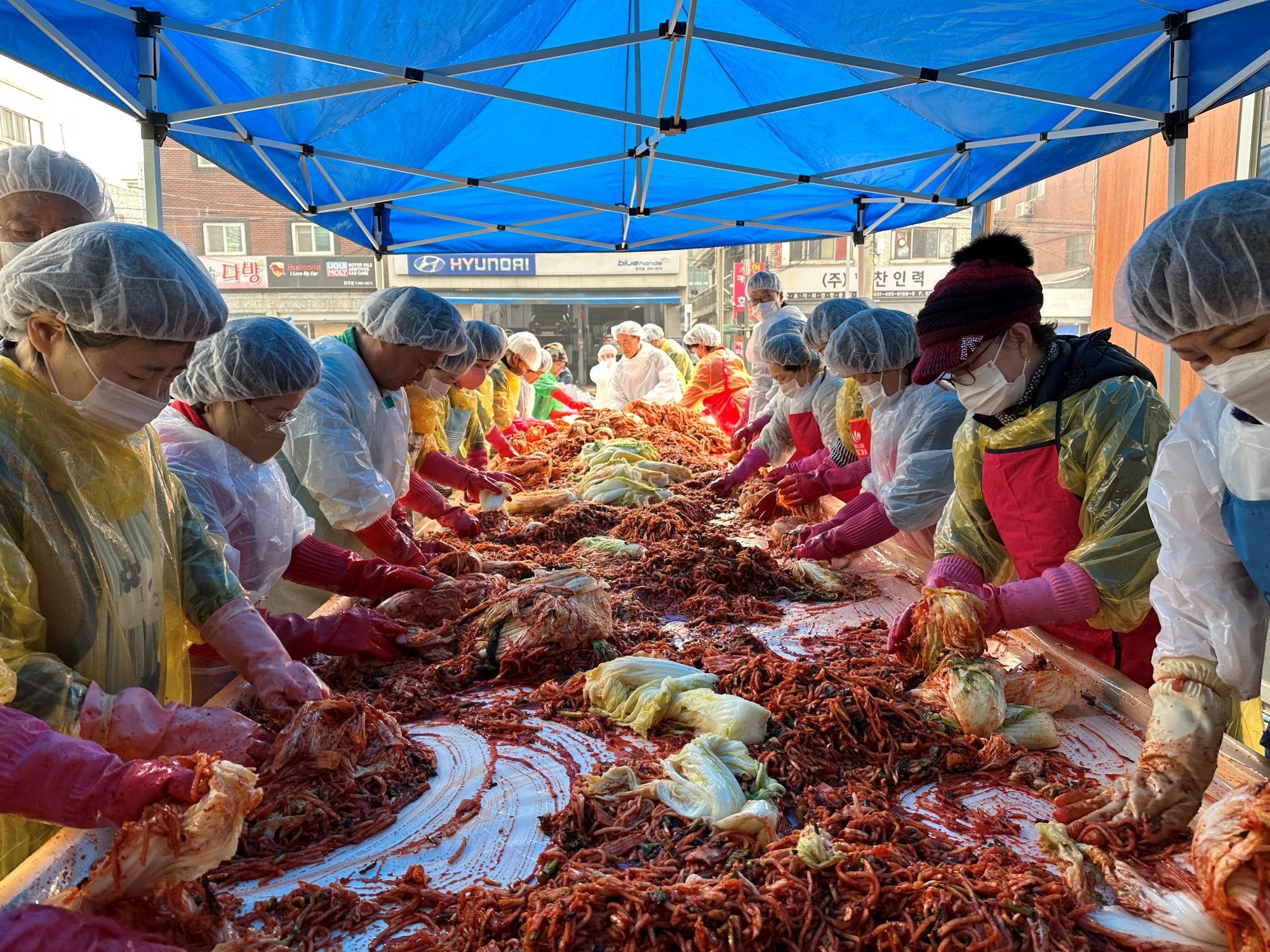 안산시 원곡동 새마을회, 사랑의 김장 나누기 행사 개최