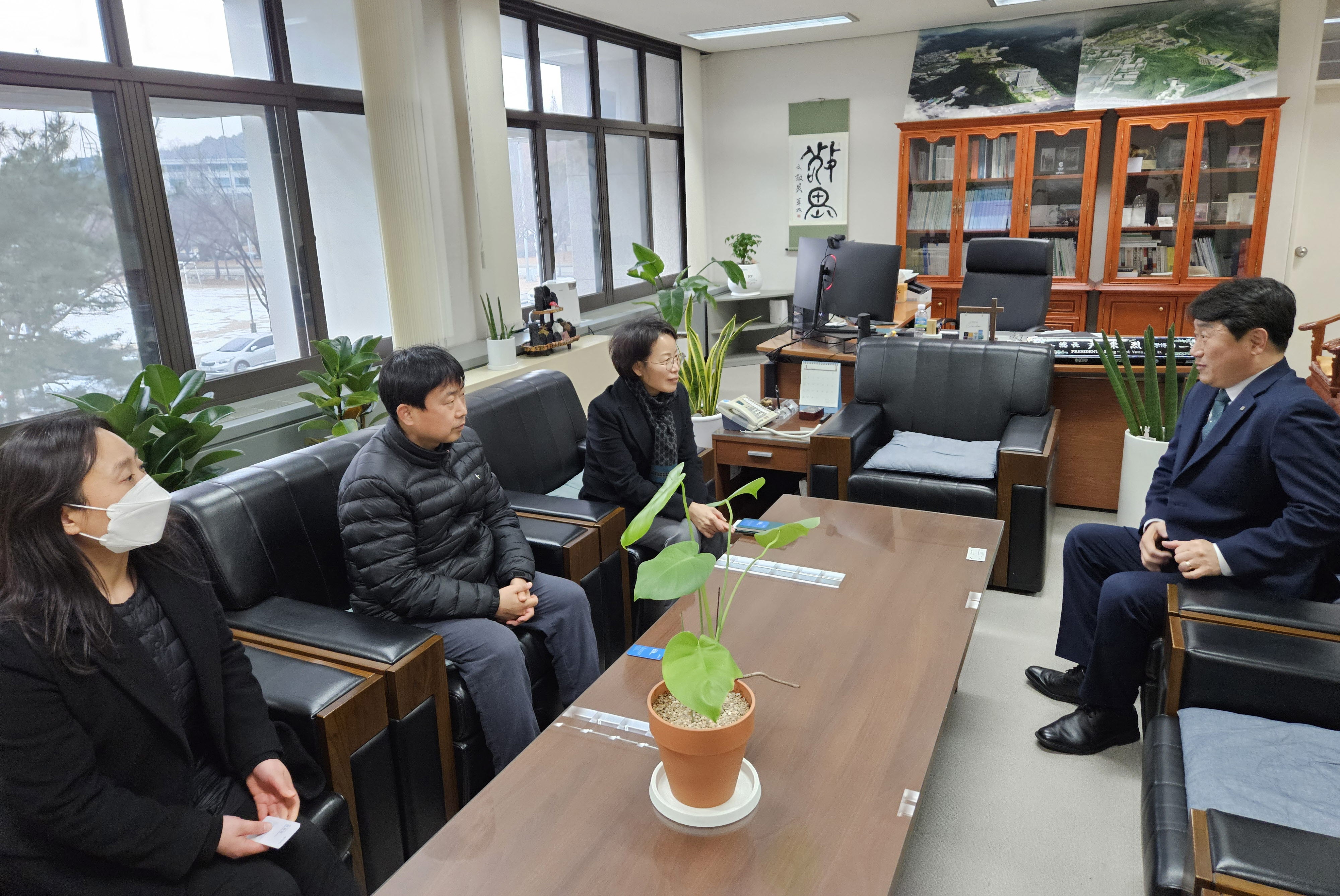 안산시 일동, 새해맞이 관내 기관 방문