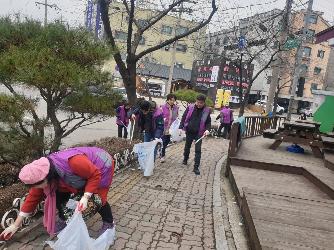 안산시 부곡동, 설맞이 환경정비활동 실시