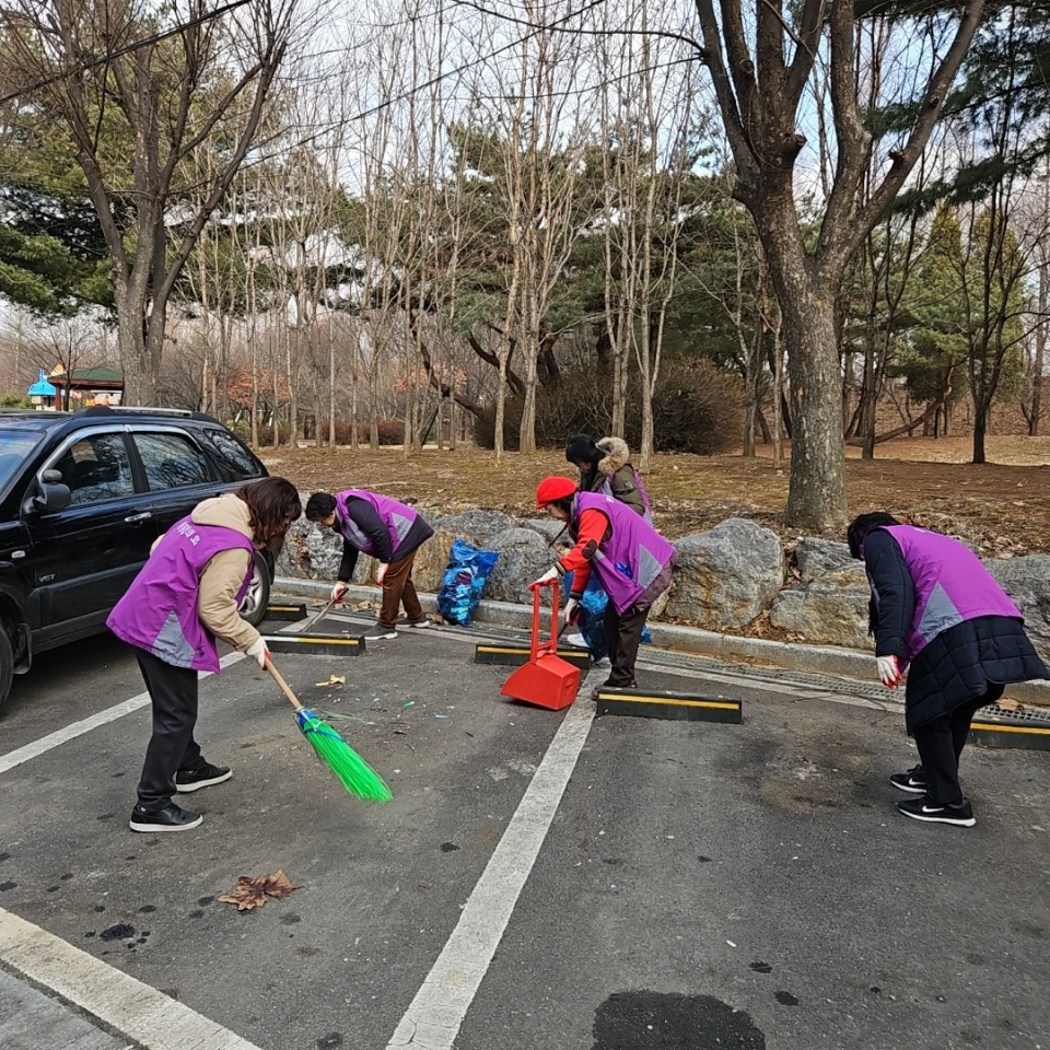 안산시 이동 통장협의회, 공원주변 환경정비활동 전개