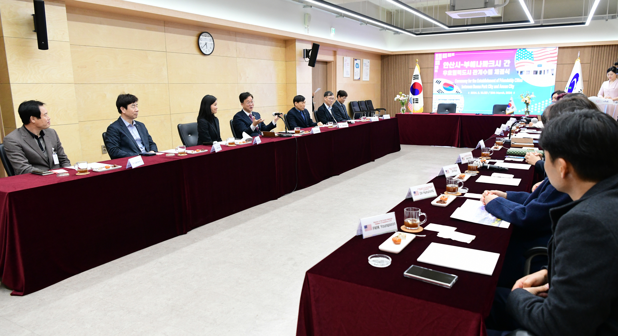 美 부에나파크시 대표단, 안산시 답방…‘우호협력도시’협약 체결