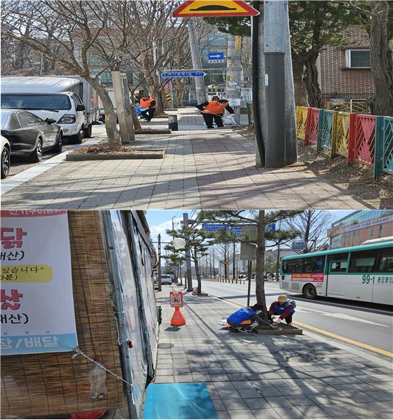 안산시 일동, 동네 구석구석 새봄맞이 마을 청소