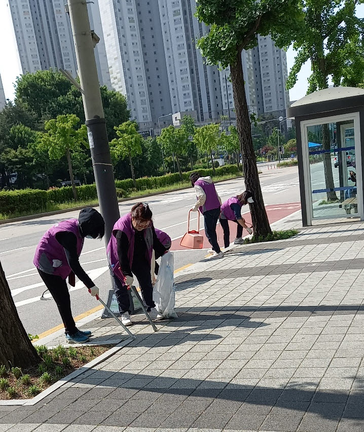 안산시 성포동 통장협의회, 환경정화활동 실시