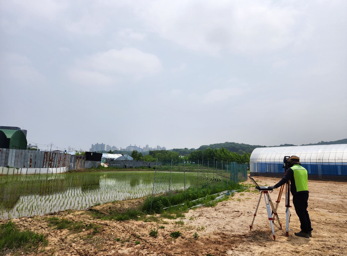 안산시 상록구, 「사사5지구」지적재조사사업 임시경계점표지 설치