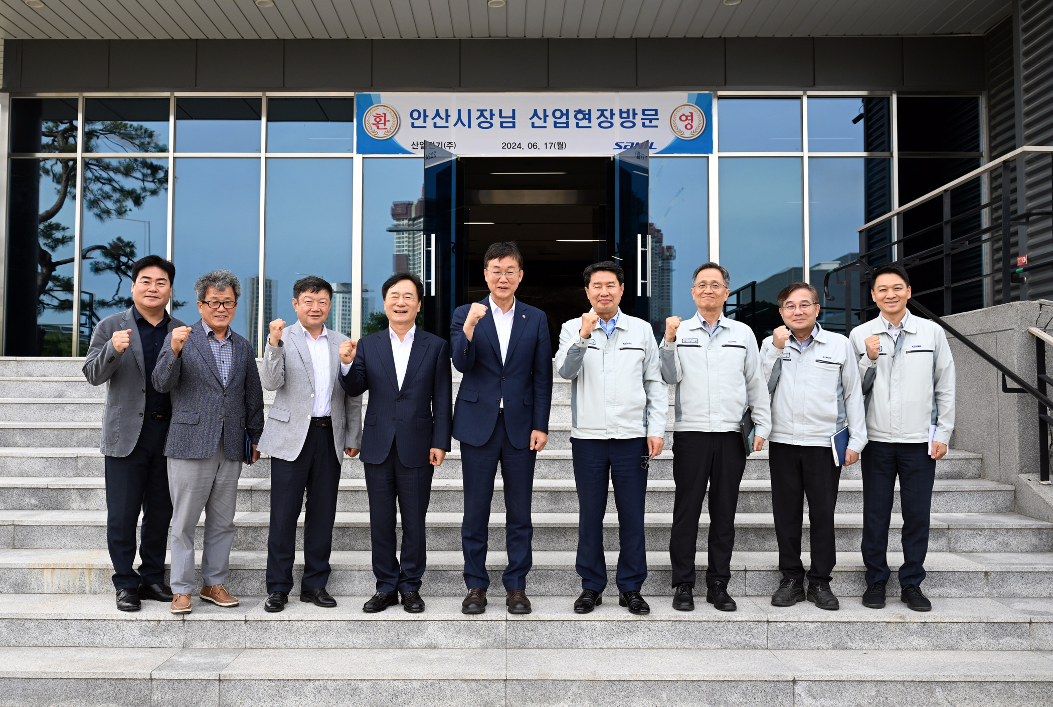 이민근 안산시장, 기업 SOS 이동 시장실 운영… 현장 애로사항 청취