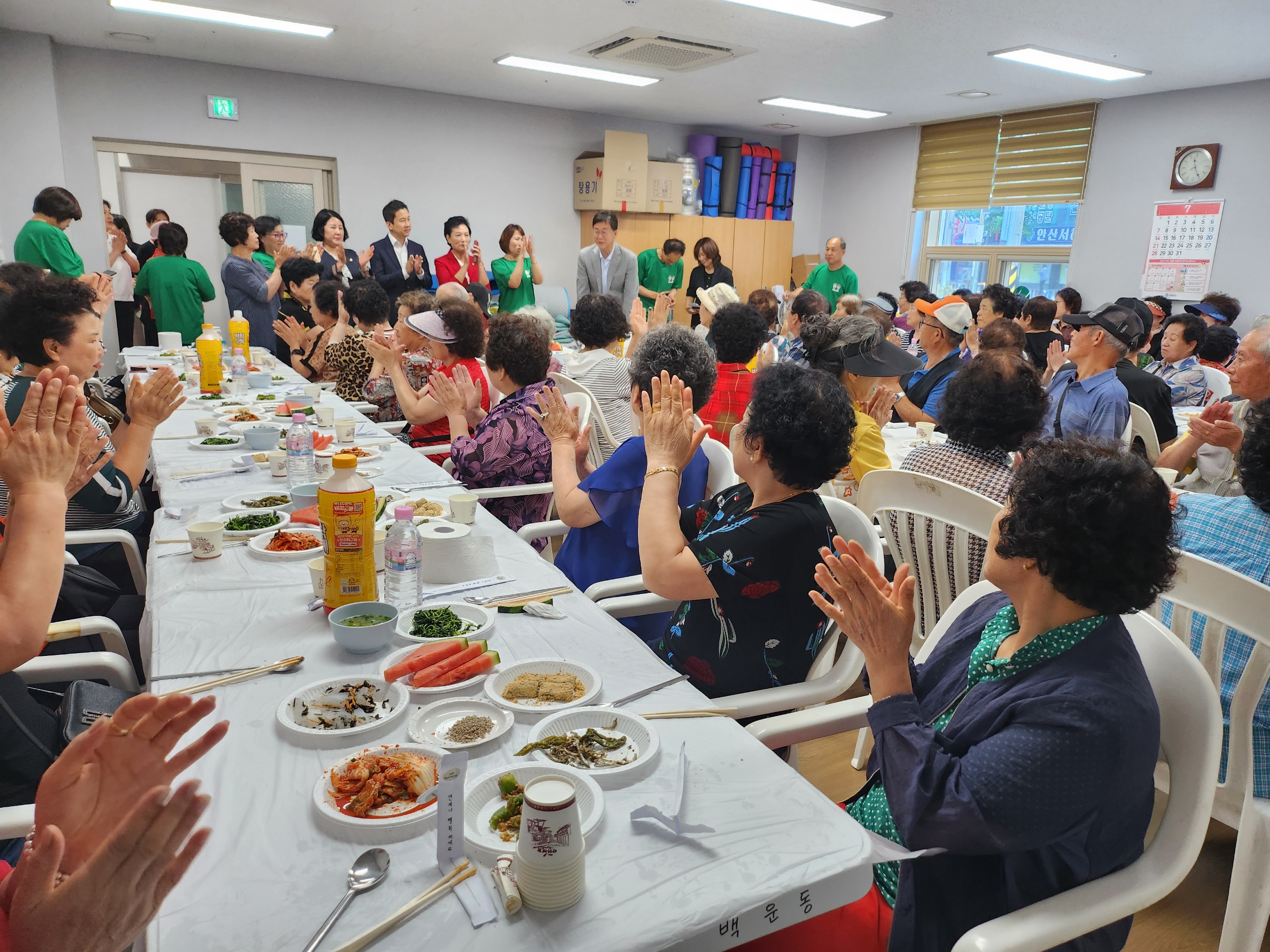 안산시 백운동 새마을회, 초복 맞이 삼계탕 나눔 행사