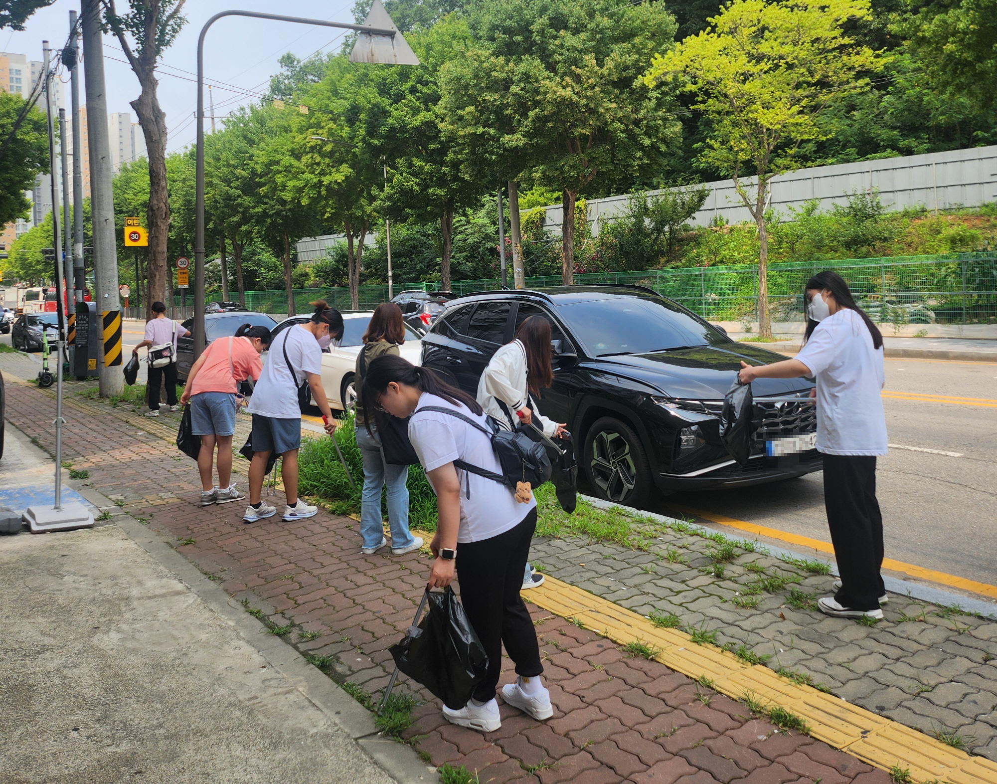 안산시 와동, 와동네트워크 청소년 마을활동가 플로깅 실시