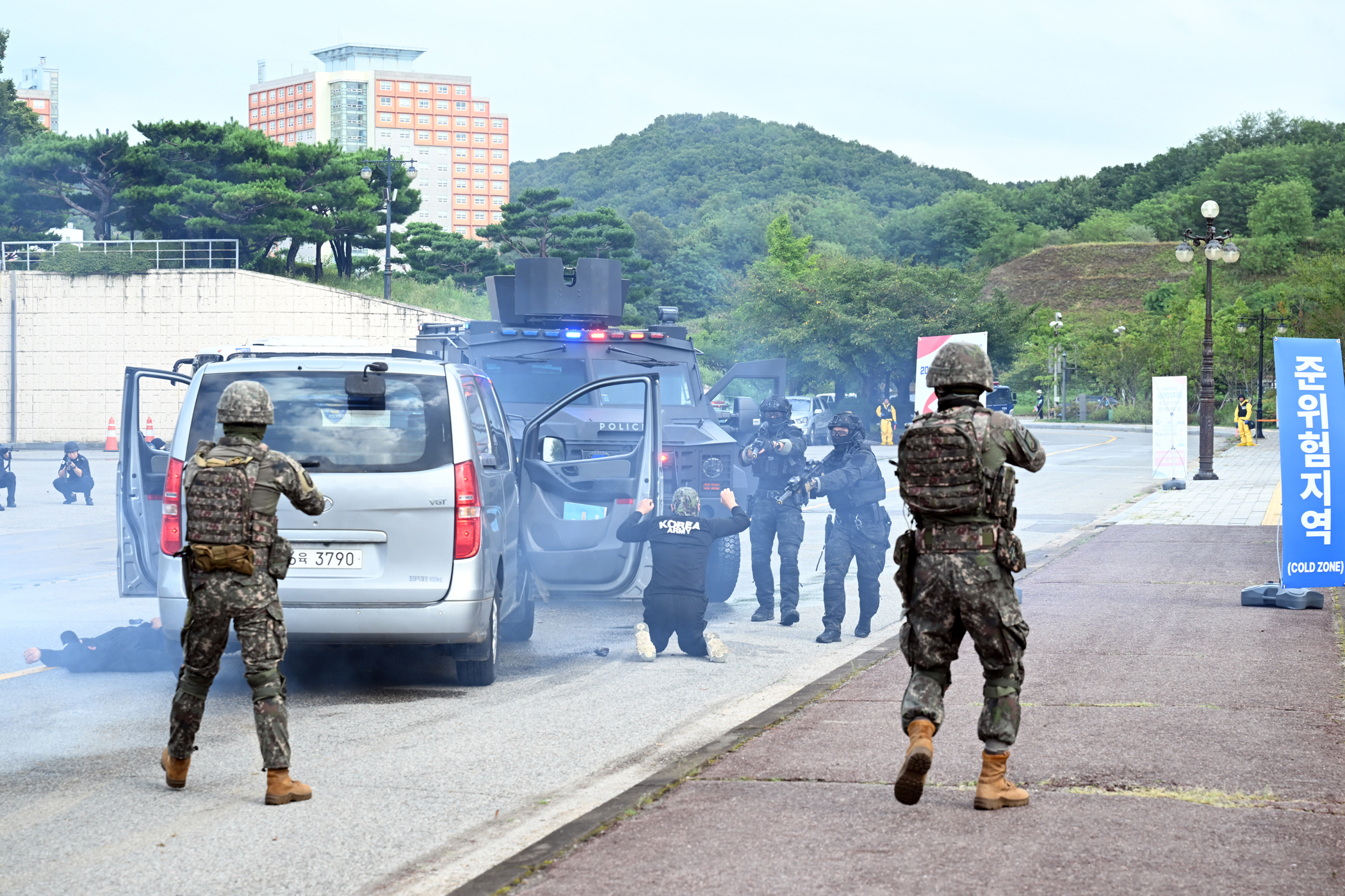 안산시, 카카오데이터센터서 을지연습 연계 민방위 실제훈련 실시