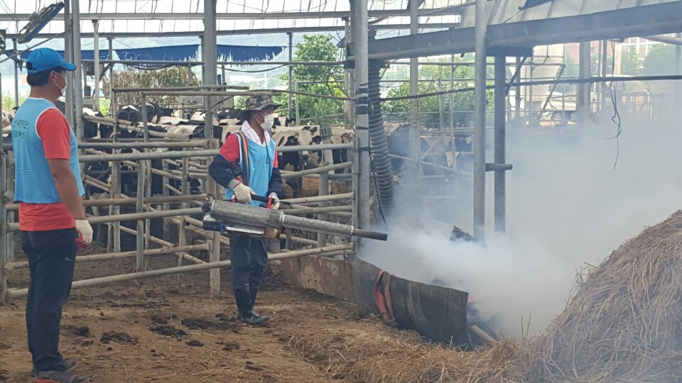 안산시자율방재단, 청주시 수해복구 활동 참여