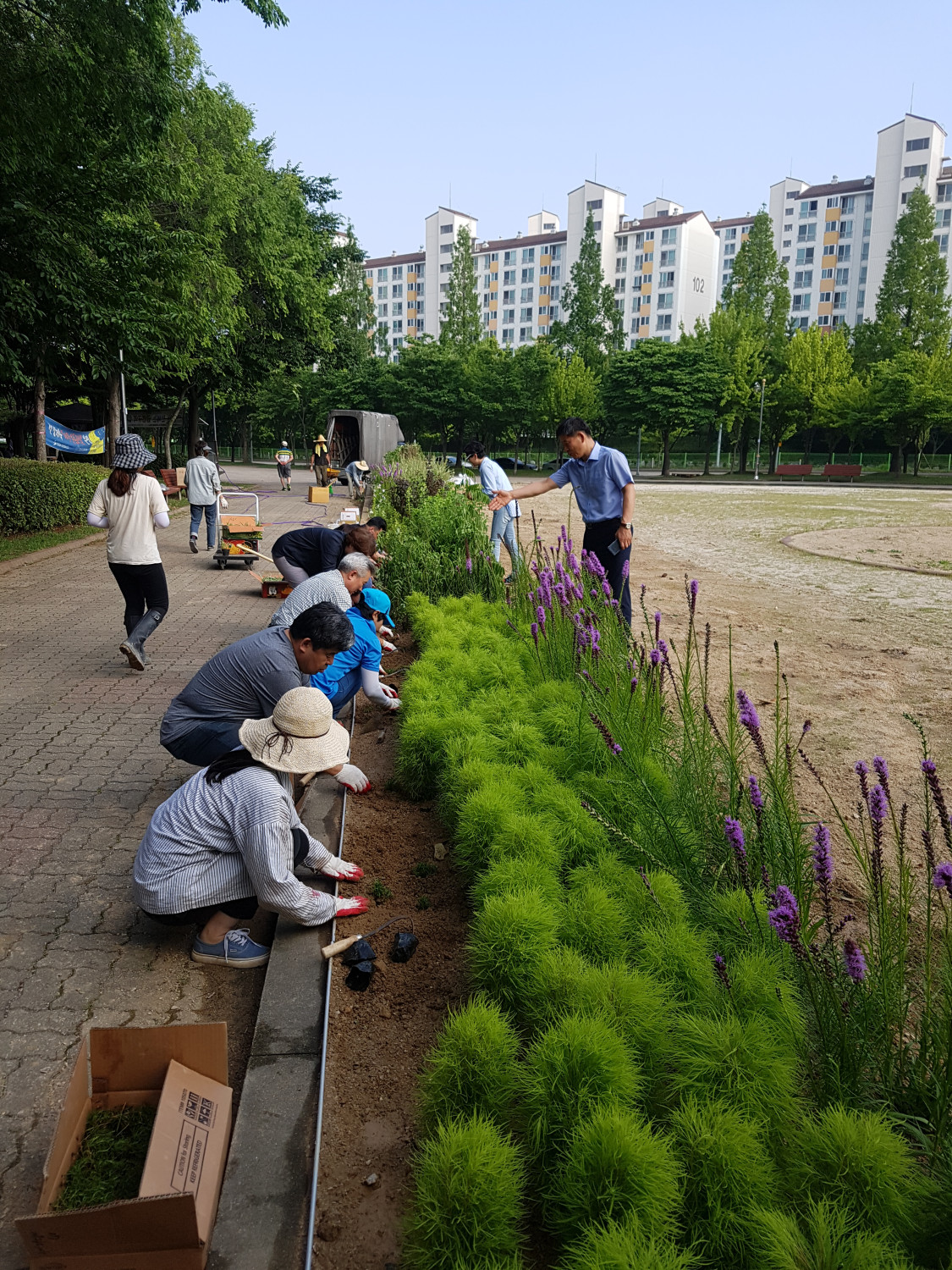 「호수동 신바람발전소」민속공원 커뮤니티 정원 조성