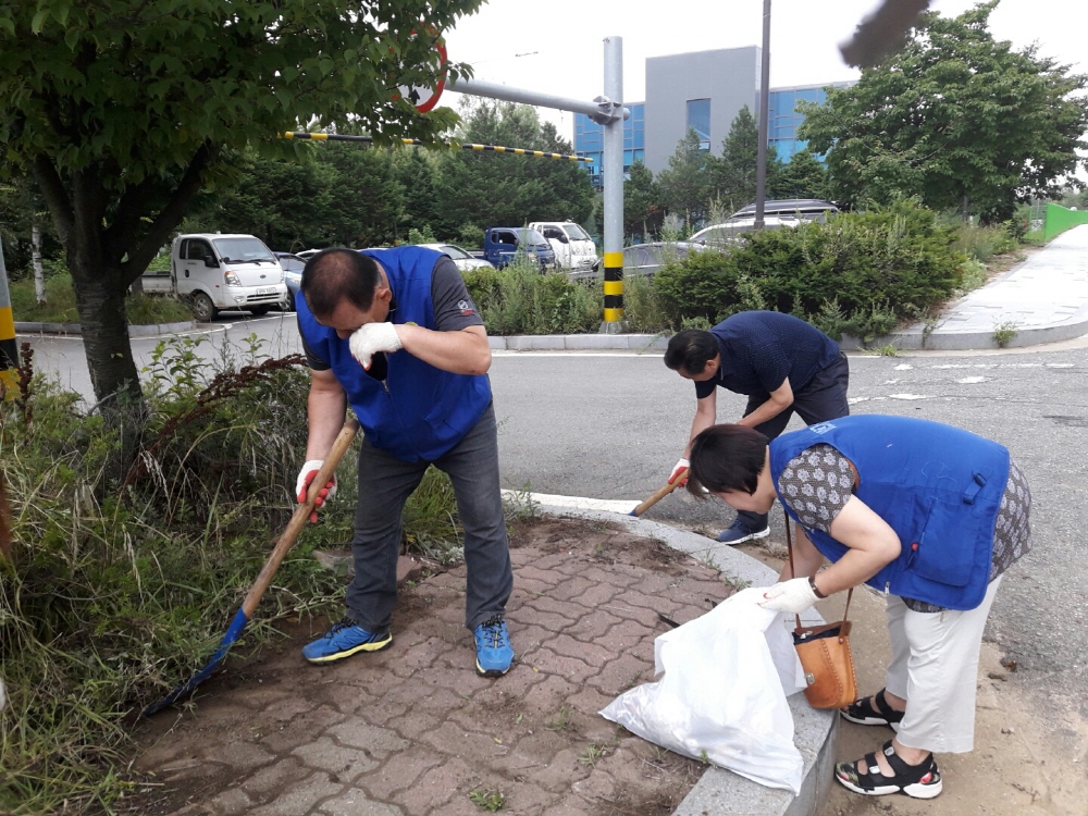 초지동 바르게살기위원회, 초지역 환경정화 봉사활동